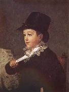 Francisco Goya Portrait of Mariano Goya oil on canvas